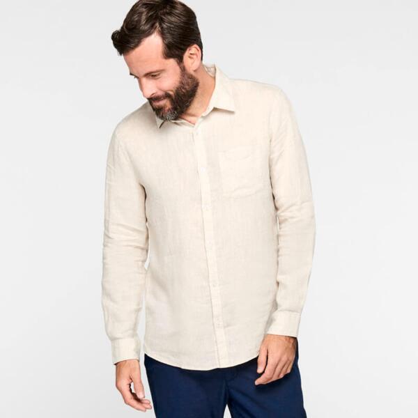 Leinen-Hemd für Herren NS504 Miniaturansicht