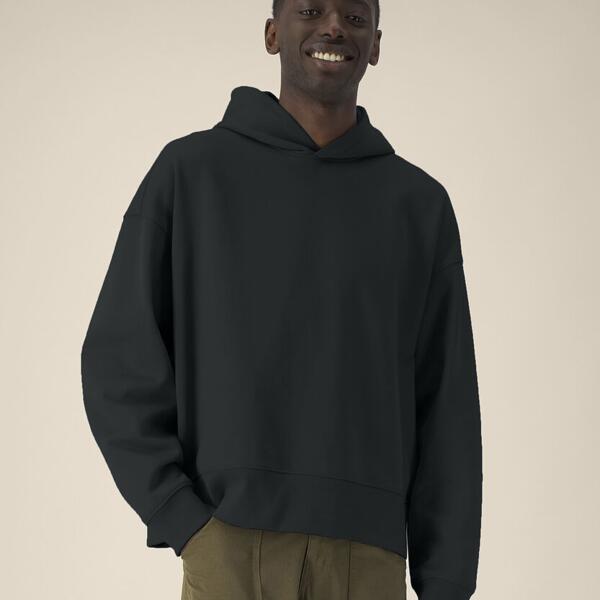 Voicer- Der Boxy Unisex-Hoodie aus recycelter Baumwolle Miniaturansicht