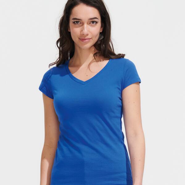 SOL'S Ladies Moon V Neck T-Shirt Miniaturansicht